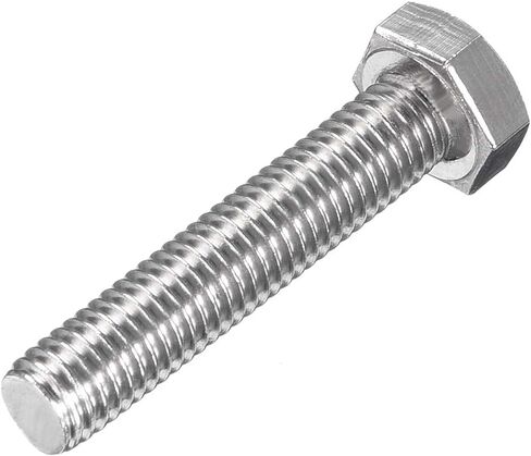 uxcell M8x40mm Hex Bolts 304 Stainless Steel Hexagon Left Hand Screw Bolt 2pcs in Saudi Arabia