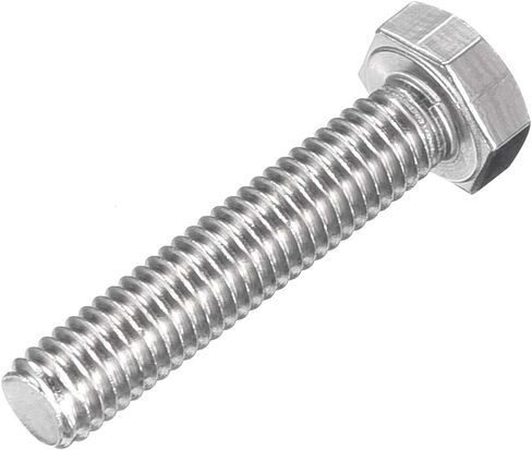 uxcell M8x40mm Hex Bolts 304 Stainless Steel Hexagon Left Hand Screw Bolt 2pcs in Saudi Arabia