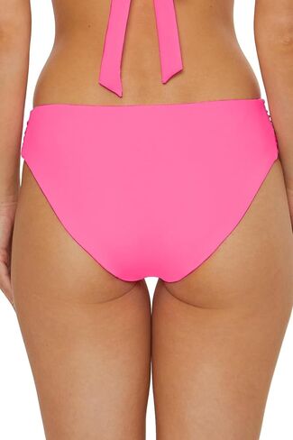 Women's Buckle Up Shirred Bikini Bottom, Cheeky Coverage, Swimwear Separates in Saudi Arabia