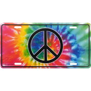 Peace Sign License Plate