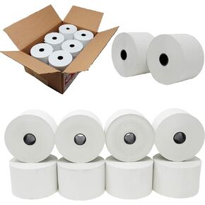 [24 Rolls - 55 GSM] BuyRegisterRolls Pay at The Pump 2 5/16 x 400 Thermal Paper Rolls - BPA Free