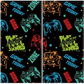 لعبة فيديو وحدة تحكم ليلية للأطفال الأولاد ستائر نافذة للأولاد في سن المراهقة غرفة نوم ألعاب وحدة تحكم لوحة ألعاب على الطراز الحديث ستارة غرفة سواد حرارية 2 لوح 82 × 84 بوصة in Kuwait