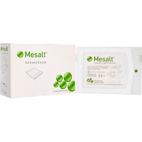Mesalt Impregnated Gauze by Molnlycke Healthcare ( GAUZE, IMPREGNATED, MESALT, 4"X4"(2X2FOLD) 30 Each / box