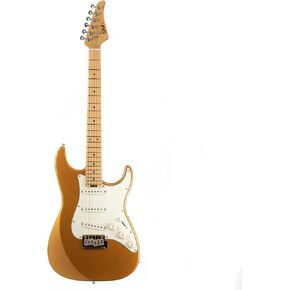 EART NK-VS60 6 سلسلة جيتار كهربائي ذو جسم صلب، جسم الماهوجني المحمص، جيتار كهربائي كامل الحجم التقاطات ألنيكو-V، جيتار كهربائي بنظام تريمولو in Kuwait