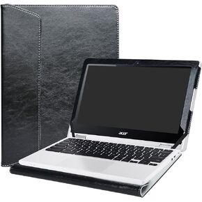 Alapmk غطاء حماية لجهاز 11.6 بوصة Acer Chromebook R11 CB5-132T C738T/Acer Chromebook 11 CB3-131/Acer Spin 1 SP111-33 & CTL Chromebook NL71CT-L كمبيوتر محمول (لا يناسب Spin 1 SP111-32 SP111-31)، أحمر