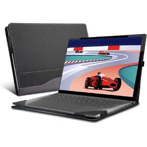 Laptop Cover for Lenovo Slim Pro 7| Slim 7 Pro X Laptop [Not Other Models] Laptop All Inclusive Drop Case 14 inch PU Leather Inside Pocket Cover(Dark Gray) in Saudi Arabia