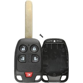 KeylessOption Keyless Entry Remote Uncut Blank Key Blade Fob Shell Case Cover Buttons For Odyssey N5F-A04TAA