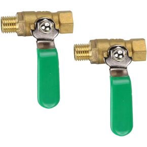 1/2" NPT Female to Female Thickened Double Inside Copper Material Ball Valve for Homehold Or Oil 2Pcs