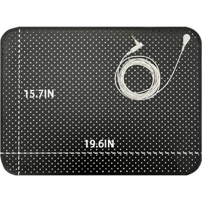 Grounding Mat Breathable Grounding Pad with Air Holes 15.7"x19.6" Grounding Mat for Bed Lightweight Easy to Carry