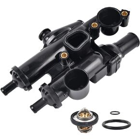 EVIL ENERGY Thermostat Housing assembly,68003582AB 902-319,Compatible with Chrysler Sebring Dodge Avenger Caliber Journey 2.4L