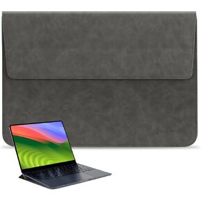 حافظة Omnpak لجهاز MacBook Air مقاس 15 بوصة، حافظة كمبيوتر محمول رفيعة طاردة للماء مع حامل لجهاز MacBook Air M3/M2 الجديد مقاس 15.3 بوصة، وMacBook Pro 15 in Kuwait