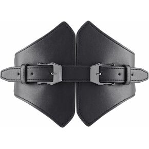 حزام فستان نسائي مرن واسع النطاق من Ayliss حزام خصر عصري عتيق من جلد البولي يوريثان وحفلات تنكرية in Kuwait