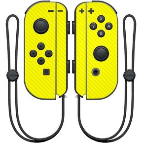 MightySkins Carbon Fiber Skin for Nintendo Joy-Con Controller - Hot Pink | Protective, Durable Textured Carbon Fiber Finish | Easy to Apply, Remove, and Change Styles | Made in The USA