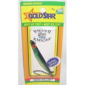 Silver Horde 4441000873 COHO Killer UV Silver Knight Herring Aide, Multicolor, One Size