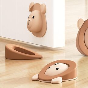 Cute Door stoppers - A Door Stopper and a Wall Protector 2 in 1, from Getting dings When The Door knob Hits The Wall