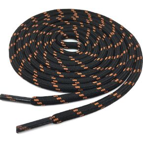 Mixed Color Round Outdoor Climbing Basketball Shoe Laces Athletic Shoelaces(2 Pair)