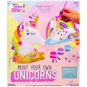 It’s So Me! Paint Your Own Unicorns – DIY Ceramic Unicorn Kit – Arts and Crafts Kits- Great Birthday Party Activities for Kids Ages 6, 7, 8, 9