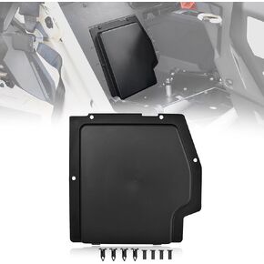 Black Battery Cover Kit for Can-Am Maverick X3 17-24, Plastic Battery Cover Plate for Can Am Maverick X3 MAX 2017-2024 All Models Accessories
