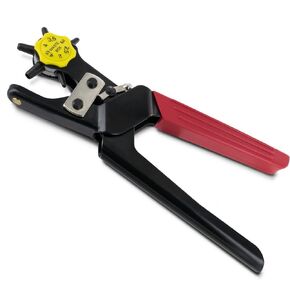 MMOBIEL Heavy Duty Revolving Hole Punch Plier for Leather Belts, Watch Bands, Straps, Dog Collars, Saddles, Shoes, Fabric, DIY Craft Projects, Heavy Duty Rotary Puncher - 2 to 4.5mm - 1/16 to 1/8inch