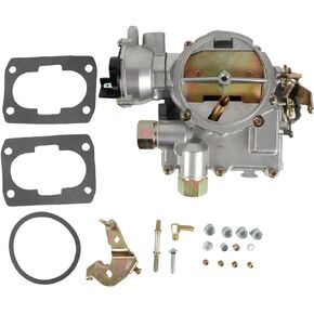 2 Barrel Carburetor Fits for 3.0L 2.5L 4 CYL Engines with Electric Choke Jets Long Linkage and Gaskets nut Replacement for 3310-864940A01 3310864940A01 8M0045397
