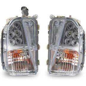 Left & Right DRL Fog Lights Turn Signal Lamp Compatible with Prius 4-Door 8151147060 8152147060 2012 2013 2014 2015