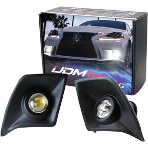 iJDMTOY 70-600-White 6000K Xenon White High Power LED Projector Lens Fog Light F-Sport Compatible with 2014 2015 2016 Lexus IS200t IS250 IS300 IS350