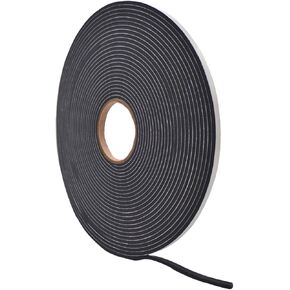 WOD Seal Foam Tape 3/16 Inch T x 1 Inch W - Single Sided Closed Cell - Made in USA Weather Stripping, HVAC, Sealing Doors, Windows, Pipes, Cooling, Sound Proof, and Air Conditioning 50 ft SSFLDFT