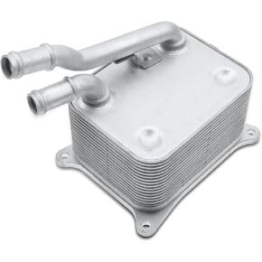 A-Premium Engine Oil Cooler Compatible with Audi A8 Quattro 2007 2008 2009 2010 4.2L 6.0L Petrol