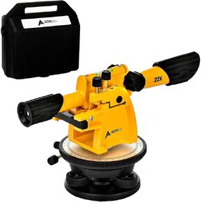 AdirPro المستوى البصري التلقائي 22X - مستوى عبور عالي الدقة مع تلسكوب ألومنيوم من فئة الطائرات وعدسة عين محمية من الغبار - مستوى عبور ممتاز للمبنى in Kuwait