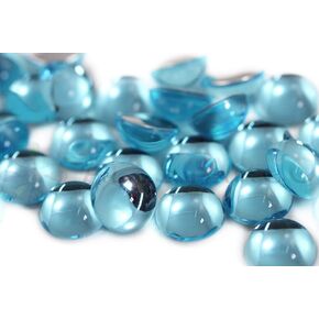 KraftGenius Allstarco 15mm Round Flat Back Acrylic Cabochons Assorted Colors Plastic Gems for Crafts Costume Embelishments Card Making Jewels Jewelry Making Supplies Cosplay Jewels - 120 Pieces