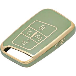 OFFCURVE Key Fob Cover for Volkswagen Special Key Fob Case Cover Holder for 2018-2022 VW Atlas Golf Alltrack Atlas Jetta Passat Arteon iguan Smart 4 Buttons Key Fob Accessories, Purple