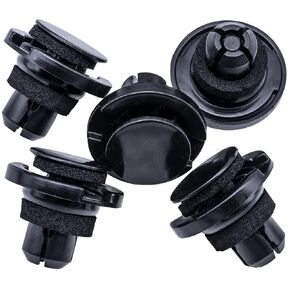 Rexka Rocker Moulding Push-Type Retainer with Sealer for Subaru 90914-0055 Tribeca, Forrester, Impreza, Legacy & Outback 2006 - (Pack of 10)