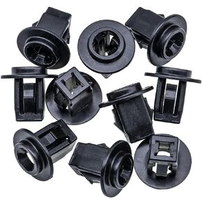 Rexka 10pcs Fender Liner Flare Retainer Nut Screw Grommet for Nissan Infiniti 76881-JG00A