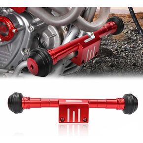 مزلقات الإطار لهوندا XR650L 1993-2023، واقي مضاد للصدمات للدراجة النارية وسقوط المحرك ووسادة حماية الملحقات الخارجية، يمنع التصادم (أسود)