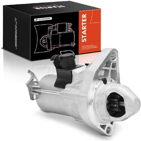 A-Premium Starter Motor Compatible with Honda Civic 2006 2007 2008 2009 2010 2011 1.8L, 12V 1.2KW 9-Teeth Clockwise, Replace# 17958N, 31200-RNA-A51