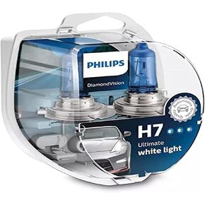 PHILIPS - Diamond Vision H7 Halogen HID Bulbs (Pair)