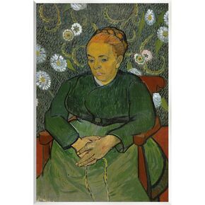 Stupell Industries La Berceuse Portrait Madame Roulin Van Gogh Wood Wall Art, Design by one1000paintings