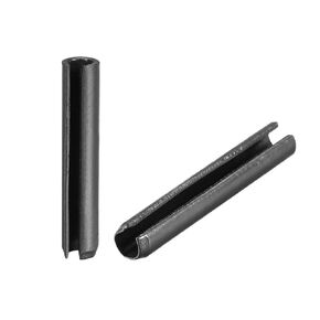 uxcell Slotted Spring Pin - 5mm x 45mm Plain Finish 65Mn Roll Assortment Kit for Small Machine Projects 30Pcs