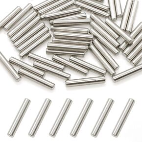 50 Pcs Stainless Steel Shelves Dowel Pins, Dowel Pin Hardware Shelf Support Pegs Pin Fastener (5mm x 15mm)