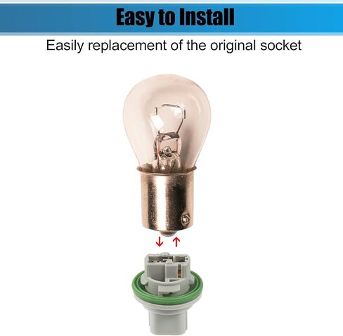 X AUTOHAUX 2pcs 68186725AB Front Park and Turn Signal Socket Light Bulb Lamp Base for Dodge Dart 2013 2014 2015 2016 in Saudi Arabia