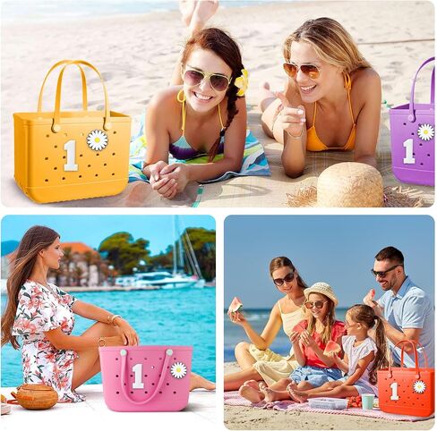 2pcs Number Charms for Bogg Bag, 0-9 Decorative Bogg Bag Charms, Bogg Bag Charms Insert Number Charms, Alphabet 3D Number for Personalizing Handbag DIY in Saudi Arabia
