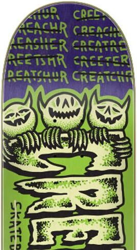 لوح تزلج CREATURE Psycho Logo 7 طبقات من خشب البتولا مقاس 7.75 بوصة × 31.4 بوصة in Kuwait