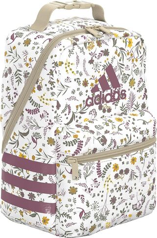 حقيبة غداء adidas Santiago 3، طباشير Woodland Floral White/Wonder Orchid Purple in Kuwait
