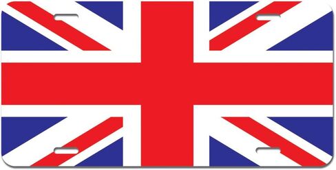 الرسومات والمزيد علم المملكة المتحدة - المملكة المتحدة بريطانيا العظمى Union Jack لوحة ترخيص معدنية مبتكرة in Saudi Arabia