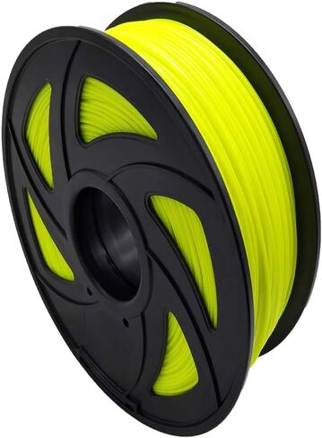 خيوط طابعة ثلاثية الأبعاد ABS 1.75 مم، بكرة 1 كجم (2.2 رطل)، دقة الأبعاد +/- 0.05 مم فلو أصفر in Kuwait
