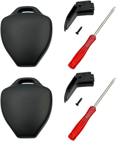 Key Fob Shell Case Replacement for 3 Button Toyota,Key Fob Cover with Screwdriver,Compatible for 2006-2018 Toyota 4Runner Corolla Matrix RAV4 Venza Yaris Scion iQ tC xB Key fob (3Button-2Pcs) in Saudi Arabia