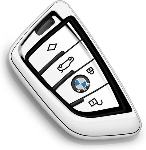 متوافق مع غطاء BMW Key Fob الوردي الواقي لسلسلة مفاتيح السيارة 230i 330i 430i 440i 530e 530i 540i 740i 745e 750i 840i M2 M235i M240i M3 M340i M4 X1 X2 X3 X4 X5 X6 X7 in Kuwait