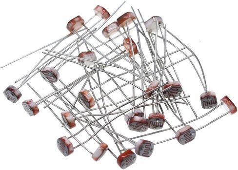 200PCS x 5528 Light Dependent Resistor LDR 5MM Photoresistor and Retail Photoconductive Resistance (200pcs X 5528) in Saudi Arabia