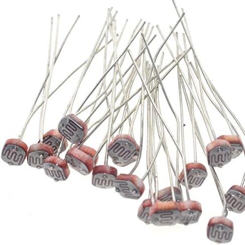 200PCS x 5528 Light Dependent Resistor LDR 5MM Photoresistor and Retail Photoconductive Resistance (200pcs X 5528) in Saudi Arabia