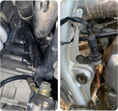 مفتاح ضوء فرامل الدراجة النارية، مفتاح فرامل خلفي مع طقم زنبركي متوافق مع دراجة Honda Yamaha Kawasaki Scooter ATV Bike، ملحقات الدراجات النارية العالمية مفتاح أضواء الذيل in Kuwait